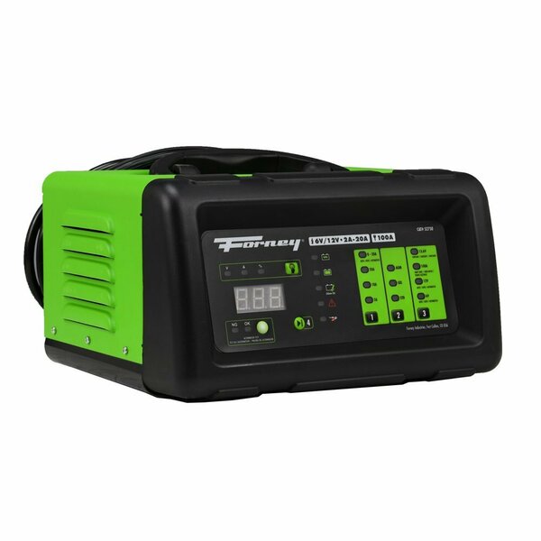 Forney Battery Charger, 6V at 2, 10, and 20 AMPs / 12V at 2, 10, 20, and 100 AMPs Start 52750